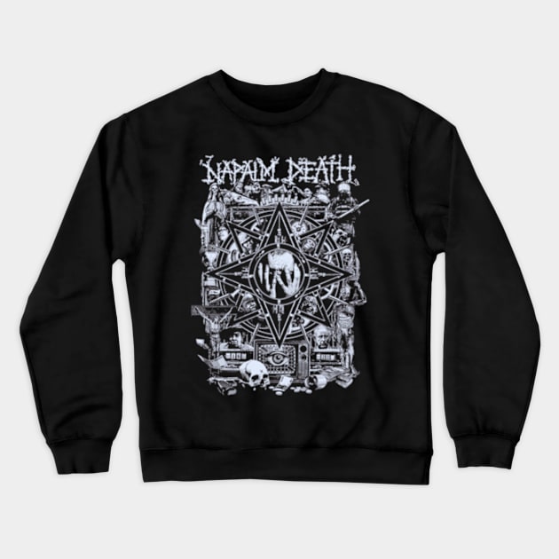 Napalm Death new 5 Crewneck Sweatshirt by Vidi MusiCartoon